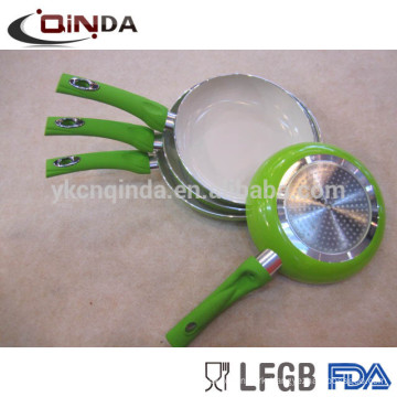 Ceramic coating frying pans with induction bottom